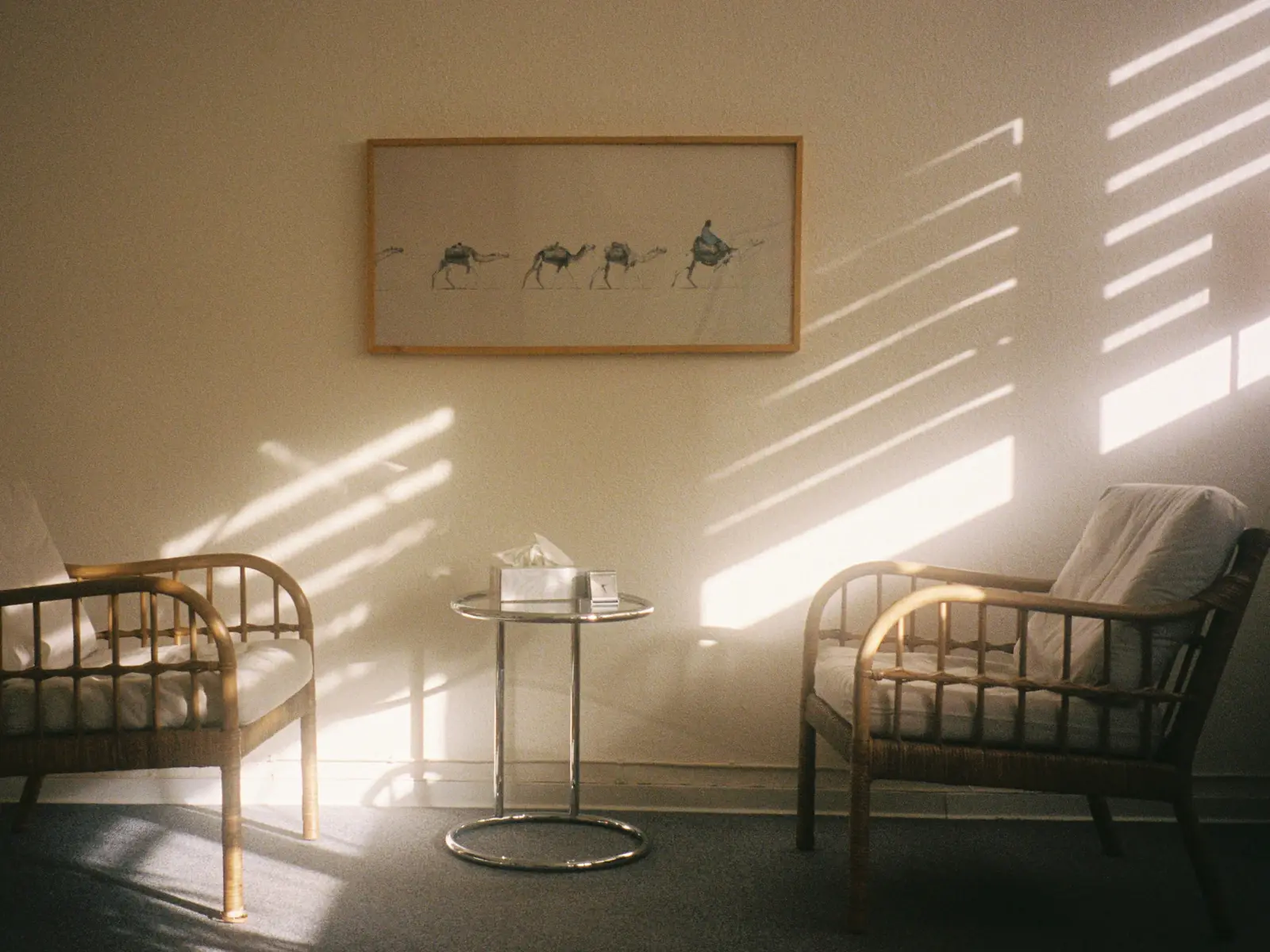 A warm, quiet counseling office in the Mat-Su Valley